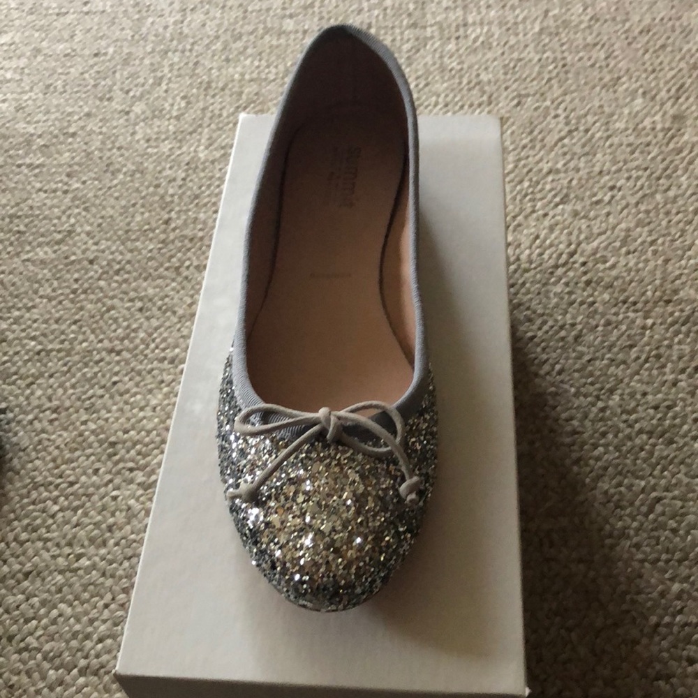 NWT Sparkle Ballet Flat